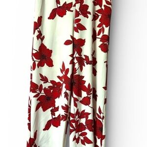 Isaac Mizrahi Live ! Women’s ~ Pants ~ Medium ~ Floral Print ~ Wide Leg